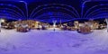 Wooden booths at night in Roses` Square PiaÃâºa Trandafirilor, TÃÂ¢rgu MureÃâ¢